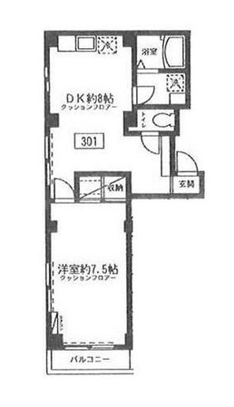 シャトーボワの物件間取画像